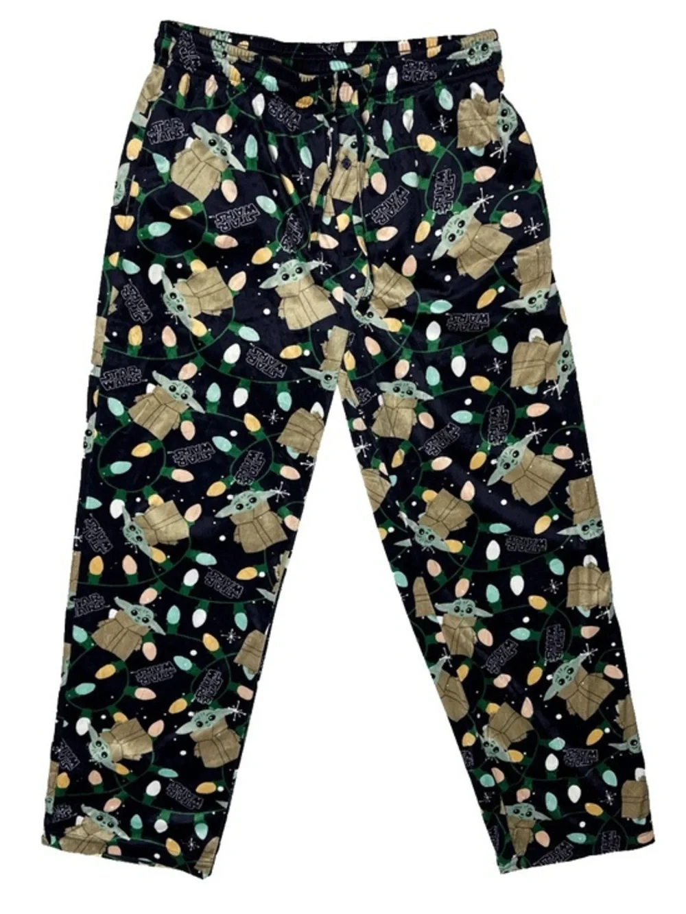 Star Wars Grogu Velour Men’s Pajama Pants Large